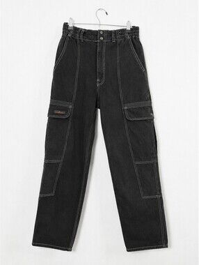 BDG Urban Outfitters Relaxed Skate Cargo Jeans Black Men’s 30 Y2K